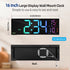 Tomori LED-Digitaluhr 41 cm – USB, RGB-Farben, Dual-Alarm & Fernbedienung